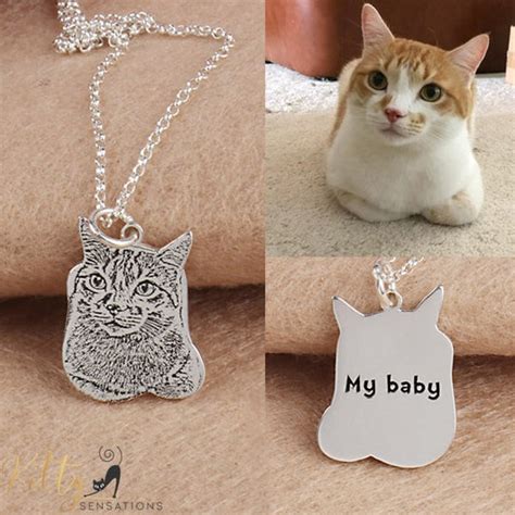 Custom Cat Necklace with Personal Engraving – KittySensations