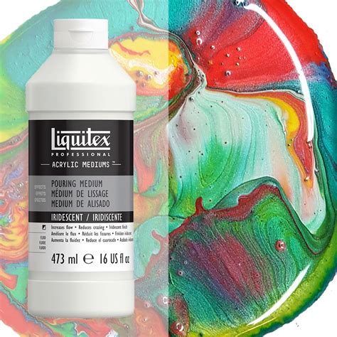 Liquitex Iridescent Pouring Medium | Ken Bromley Art Supplies