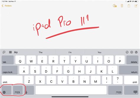 On-screen keyboard layout for iPad Pro 11” - Apple Community