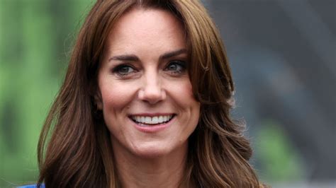 Kate Middleton with an address to her subjects for the first time after the announcement of the ...