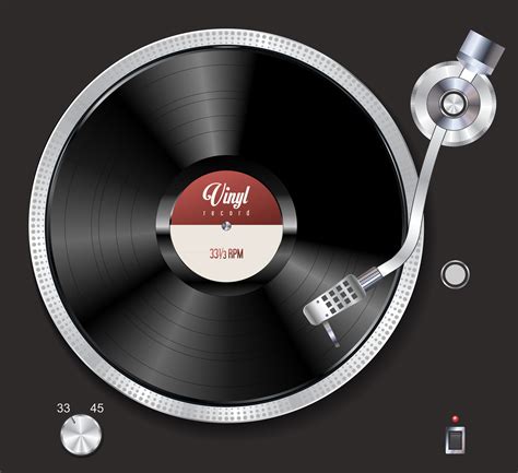 Turntable playing vinyl vector illustration 536926 Vector Art at Vecteezy