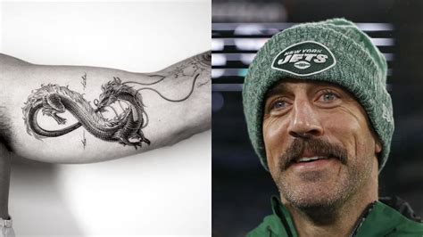 IN PHOTOS: Aaron Rodgers debuts new dragon tattoo amid Achilles recovery