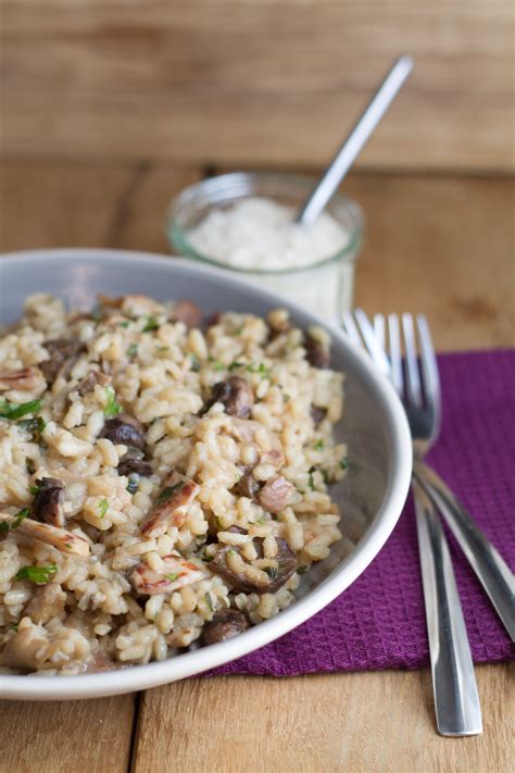 Easy Mushroom & Bacon Risotto | Recipe | Recipes, Cooking recipes ...