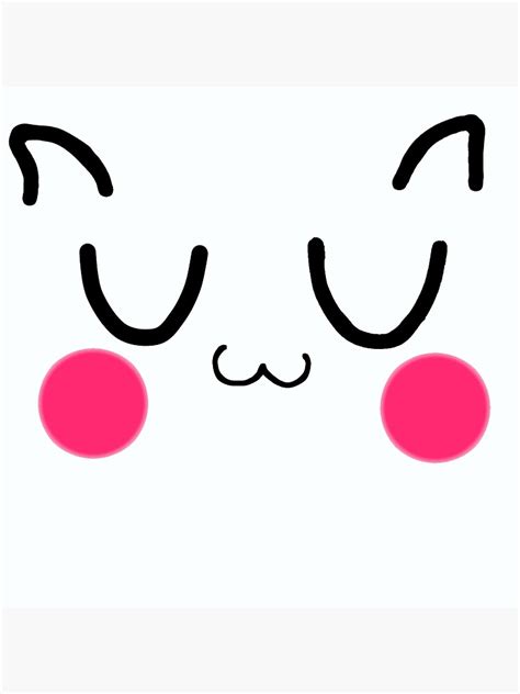 "Kawaii Uwu-Cute uwu Face emoji meme meaning" Poster for Sale by AnanthKDileep | Redbubble