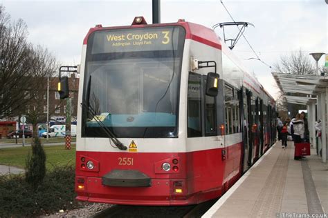 Picture of Croydon Tramlink tram 2551 at New Addington stop : TheTrams.co.uk