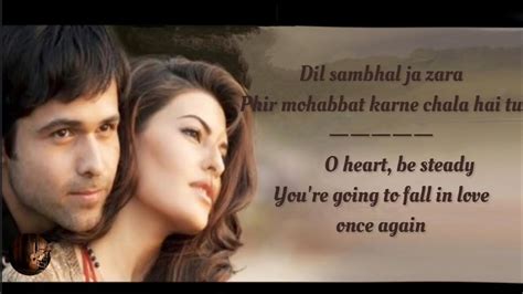 Phir Mohabbat Karne chala hai Song English Translation || Arjit Singh || Mohd Irfan || Salim ...