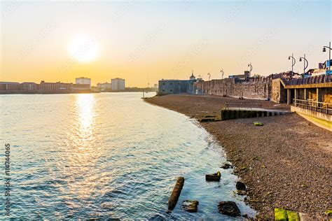 Seafront of portsmouth Stock Photo | Adobe Stock