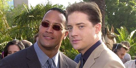 Dwayne Johnson cheers on Mummy costar Brendan Fraser: 'Rooting for all ...