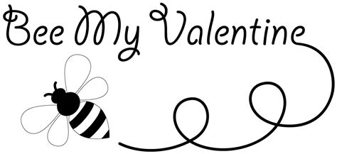 Valentine Bee - 5 digi stamps/sentiments | | Digital stamps, Digi ...