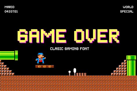 Game over Font by Fanddy Babur · Creative Fabrica