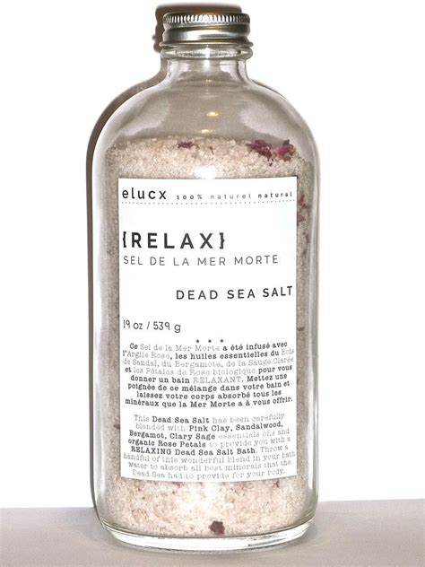 {RELAX} DEAD SEA SALT BATH SOAK™ | Dead sea salt bath, Bath salts, Bath soak