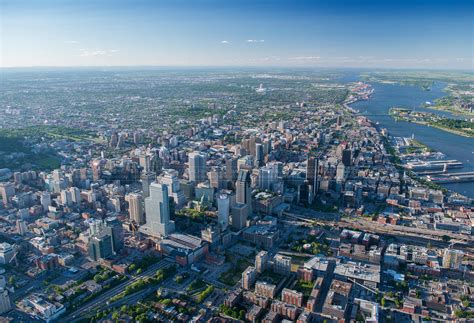 Aerial Photo | Downtown Montreal, Quebec