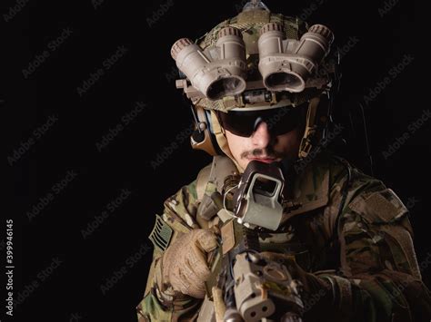 Delta Force soldier, US army special forces. Combat application group ...