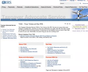 Get Help From The IRS Taxpayer Advocate Service