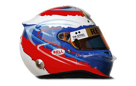 Helmet designs of Vitaly Petrov (Lotus Renault) from 2011 : r/f1helmet