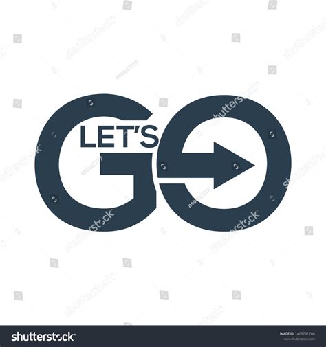 Lets Go Stock Icon Vector Illustration Stock Vector (Royalty Free) 1469791766 | Shutterstock