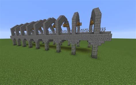 Bridge Template, creation #4622 | Minecraft architecture, Minecraft bridges