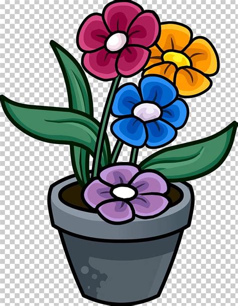 Images Of Flower Pot Drawing Png