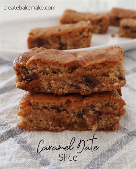 Classic Caramel Date Slice | Recipe in 2020 | Slices recipes, Date slice, Baking