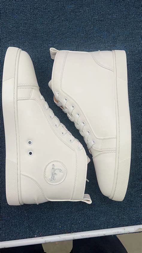 QC christian louboutin sneakers all white : r/Repsneakers