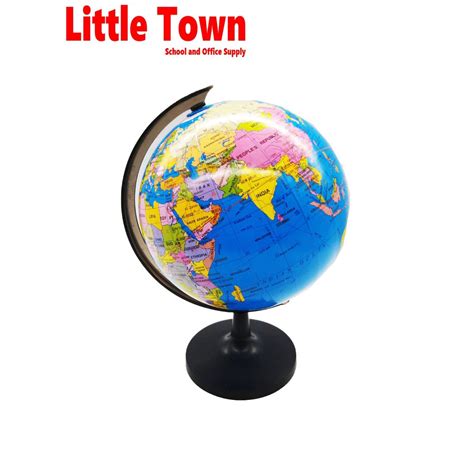 World Map Globe Rotating Map Educational Learning Geography 21.4 CM | Shopee Philippines