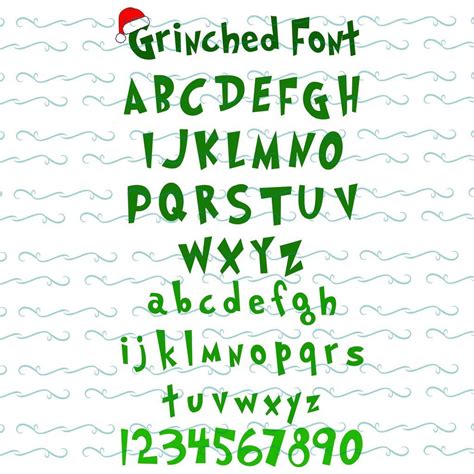 Printable Grinch Font