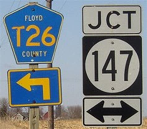 Iowa county road sign gallery