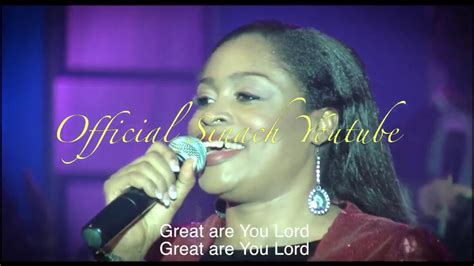 Sinach Great Are You Lord Lyrics - YouTube