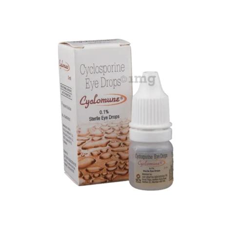 Cyclosporine Eye Drops 0.1% No Side Effect at Best Price in Nagpur | Om ...