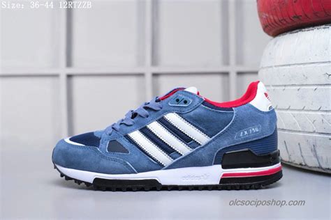 Olcsón Férfi Adidas ZX750 Suede Sötétkék/Fehér/Piros Cipők ...