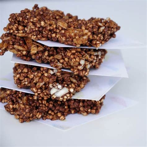 Chocolate Puffed Quinoa Bars - Vegan Family Recipes