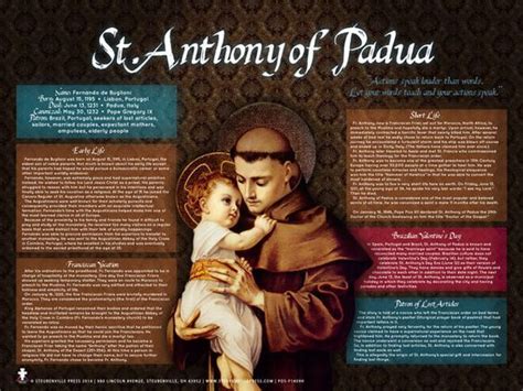 | Happy Feast Day of St Anthony of Padua – June 13 #pinterest The gospel call to leave ...