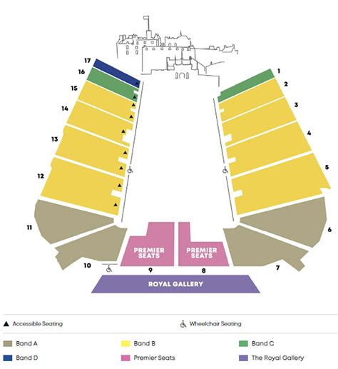 Edinburgh Tattoo Seating Plan 2019 - Wiki Tattoo