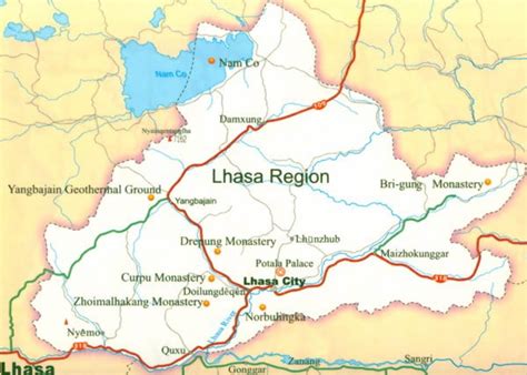 Maps of Lhasa, Tibet - China Mike