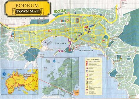 Bodrum Town Map - Bodrum Turkey • mappery