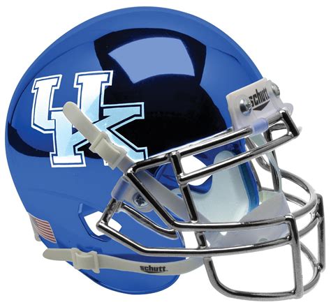 KENTUCKY WILDCATS ALTERNATE BLUE CHROME SCHUTT MINI NCAA FOOTBALL ...