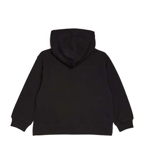 MM6 Maison Margiela Kids black Split Logo Hoodie (4-16 Years) | Harrods UK