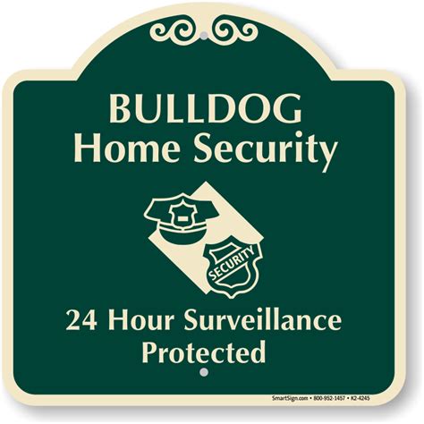 Home Security Signs | Home Security System Signs for Yard