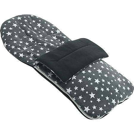 Fleece Footmuff Compatible with Baby Jogger City Mini GT - Grey Star: Amazon.co.uk: Baby