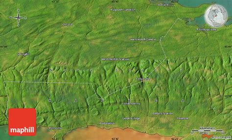 Satellite Map of Springhill