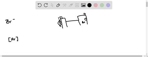 SOLVED: Determine the electron configuration for the bromide ion; Br ...