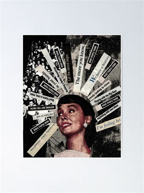 "Original Collage - "What People Think" " Poster by pow-art | Redbubble