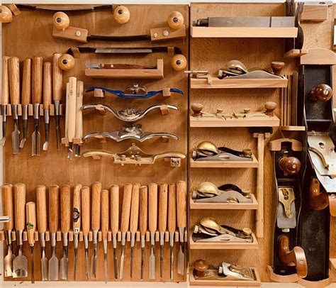 Hand tool organization Click to see the DIY for this and projects like it! #DIY #woodworking # ...