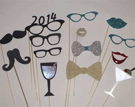 MINI NEW YEARS Photo Booth Props 2014 Fast Shipping - Etsy