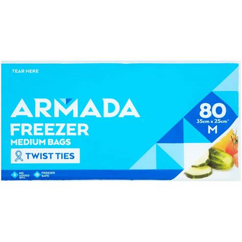 Armada Freezer Bags Medium 80 Pack | bunch