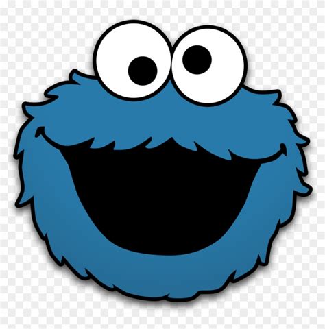 Drawn Cookie Baby Elmo - Cookie Monster Png Transparent Clipart ...