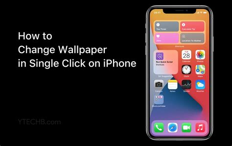 How to Change Wallpaper on iPhone with Single Tap