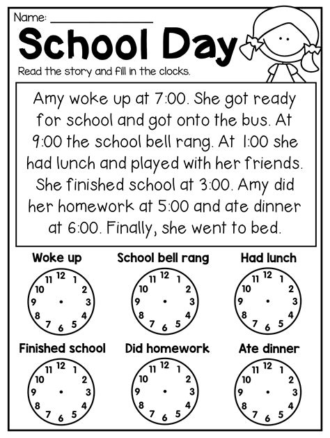 Time to the hour worksheet. This packet is jammed full of worksheets to help your students pra ...