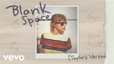 Blank Space Taylor Swift Album Cover