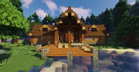 Some Lakeside House Minecraft Map